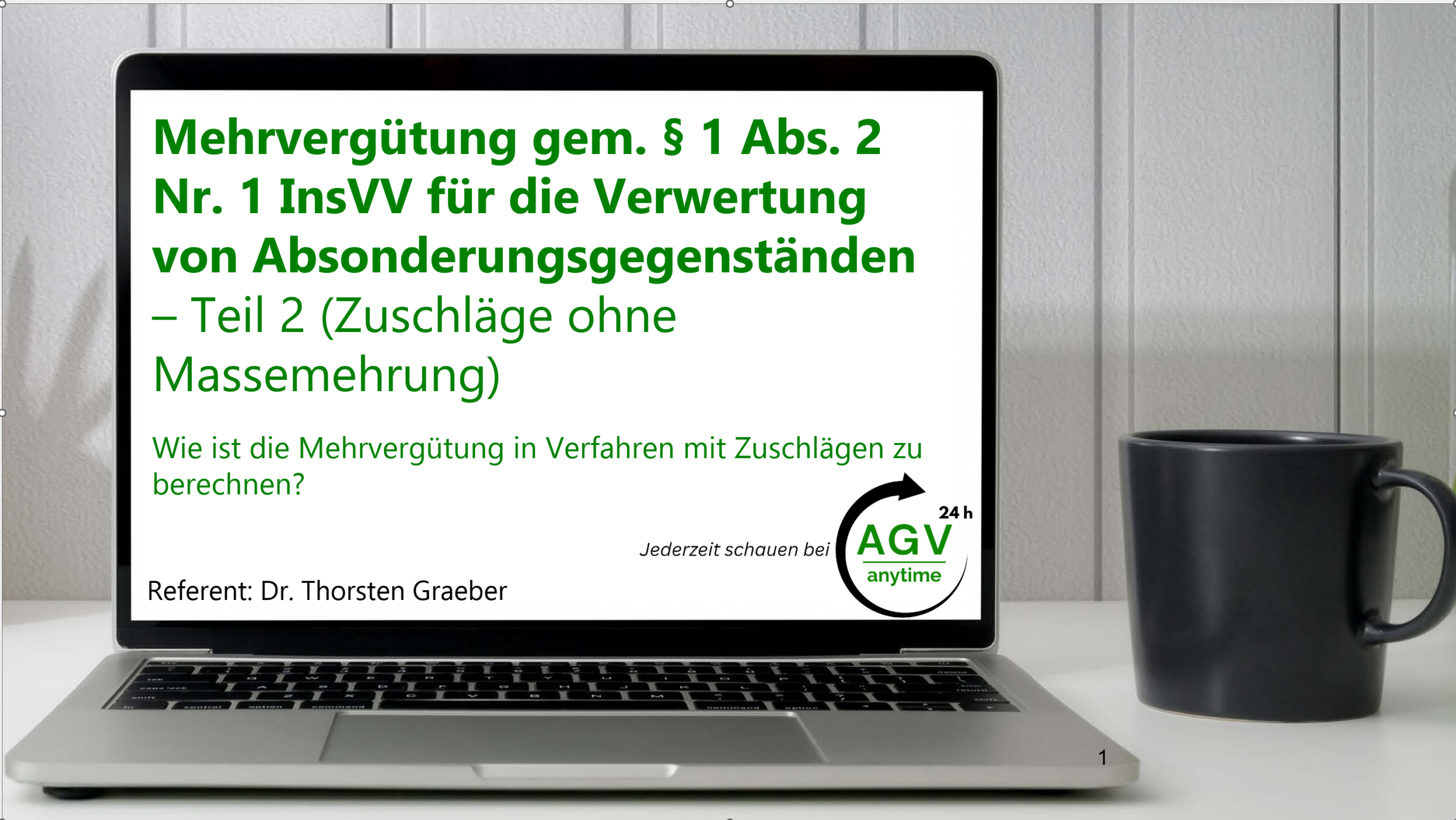 Mehrverg&uuml;tung gem. &sect; 1 Abs. 2 Nr. 1 InsVV f&uuml;r die Verwertung von Absonderungsgegenst&auml;nden Teil 2 (Zuschl&auml;ge ohne Massemehrung)