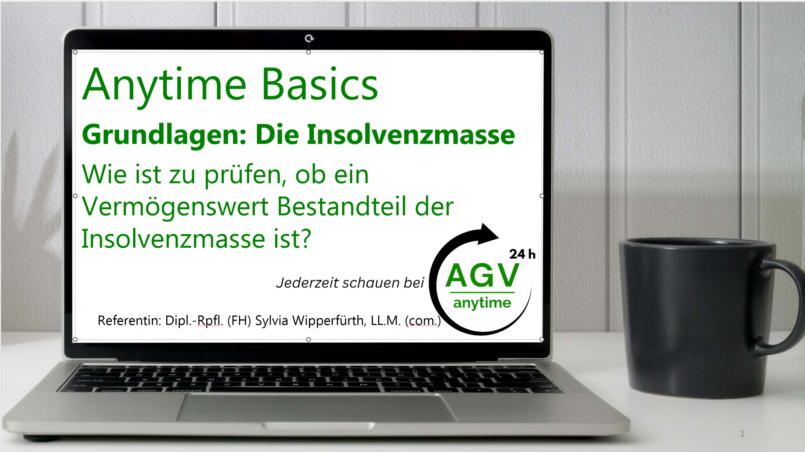 Anytime Basics Die Insolvenzmasse